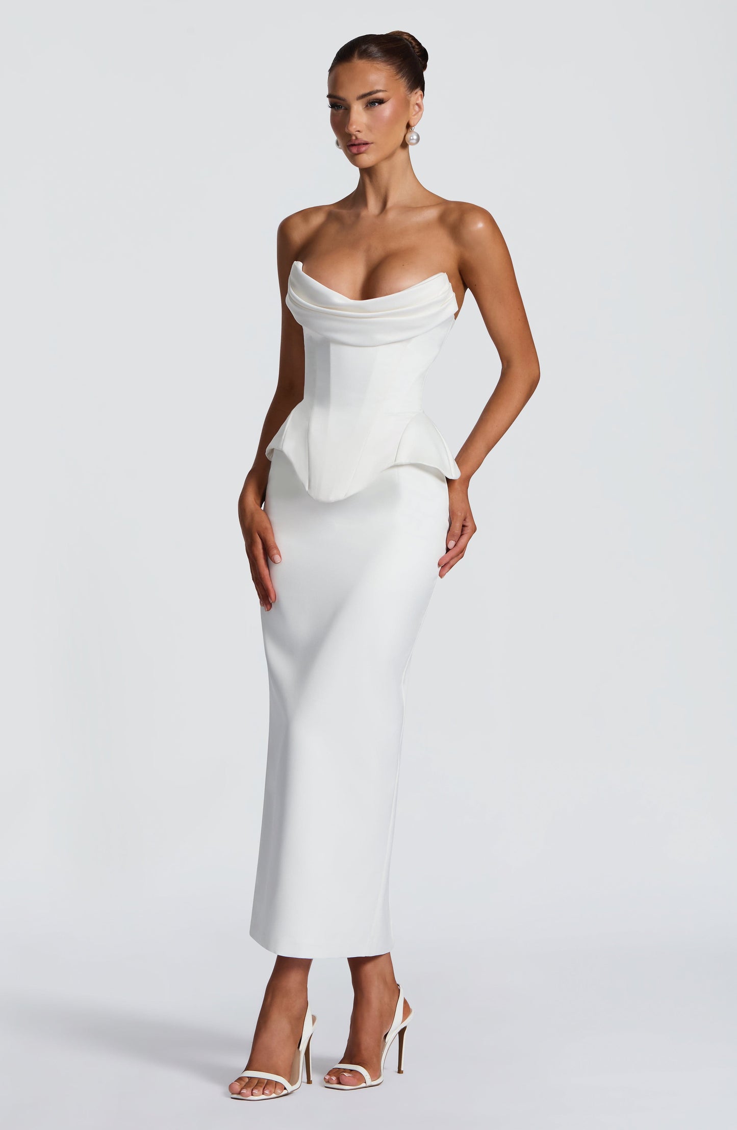 Robe Midi Calliope - Ivoire