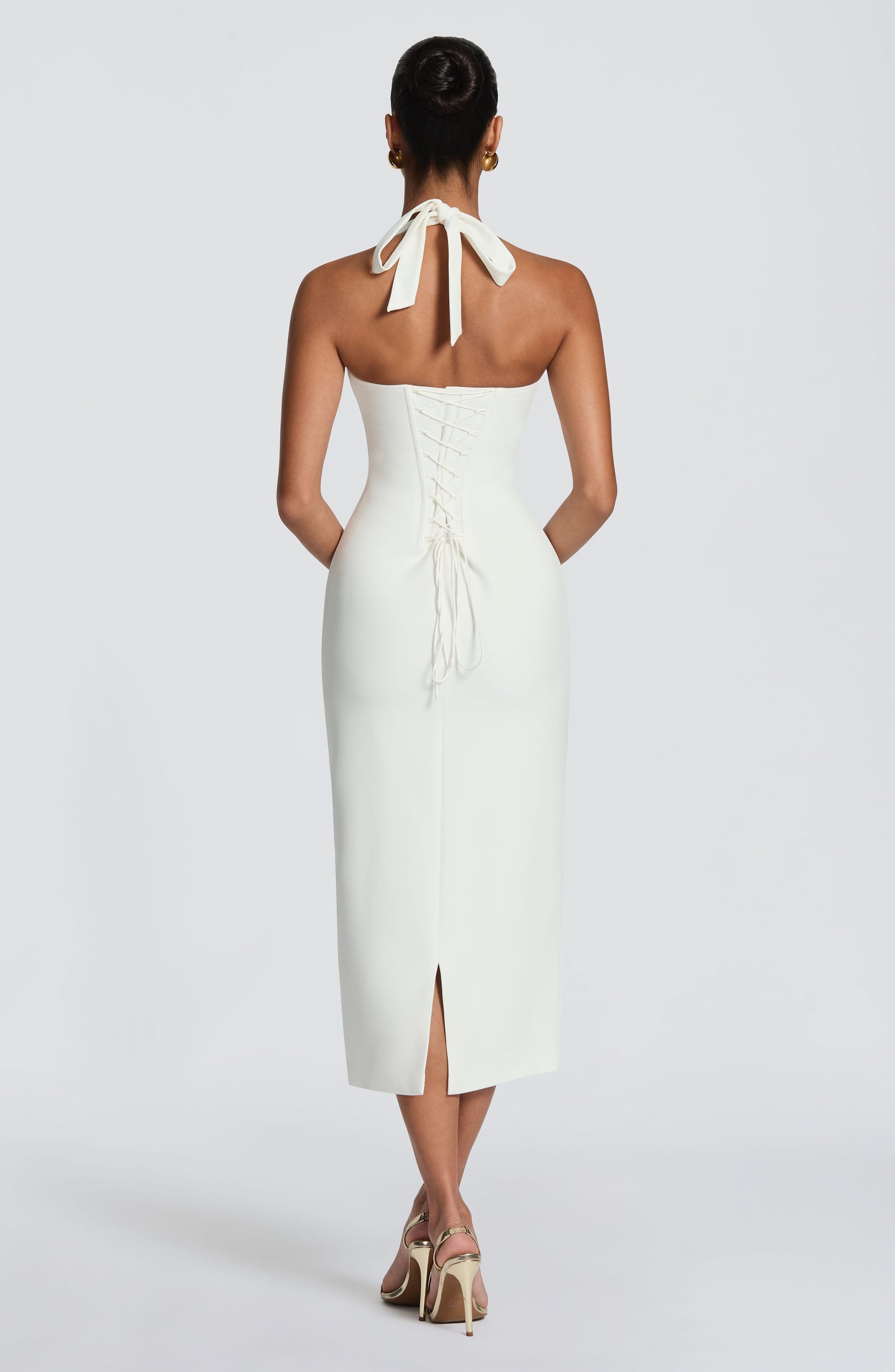Robe Midi Cassia - Ivoire