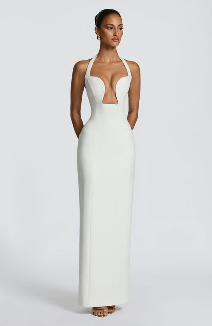 Robe Longue Charlotte - Ivoire