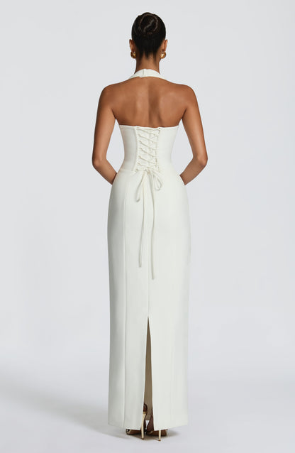 Robe Longue Charlotte - Ivoire