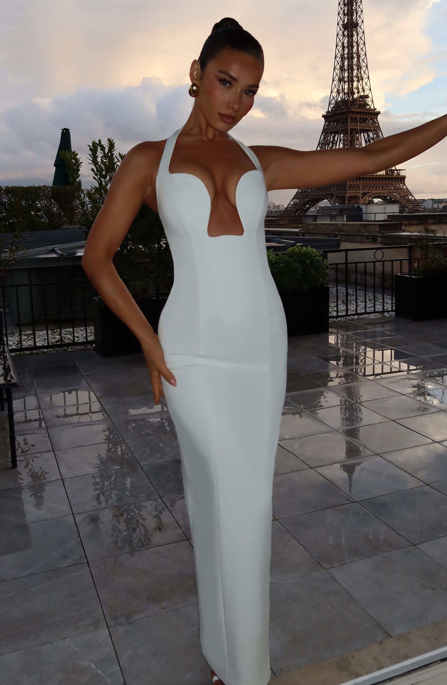 Robe Longue Charlotte - Ivoire