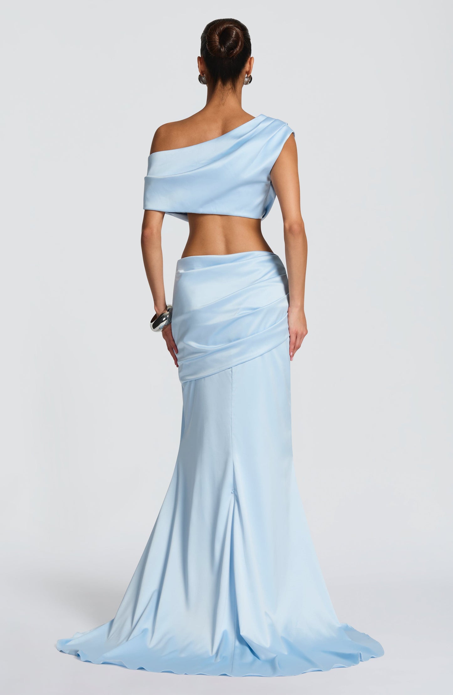 Robe Longue Claudette - Glacier blue