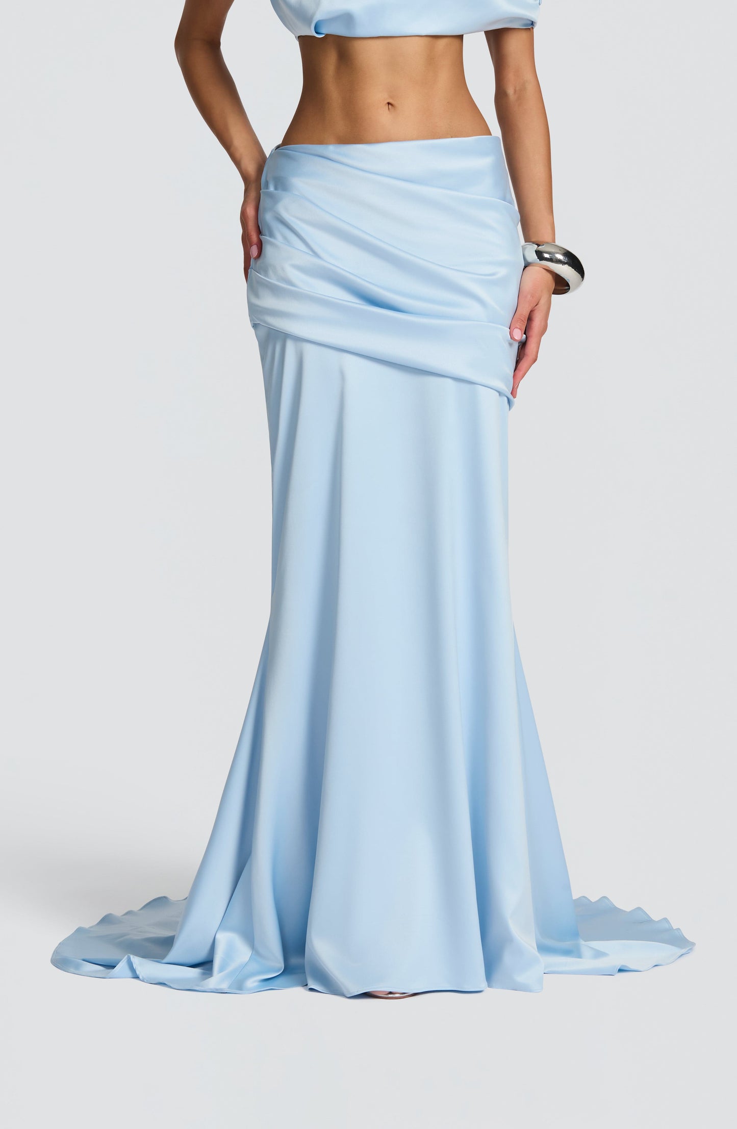 Robe Longue Claudette - Glacier blue