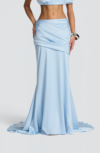 Robe Longue Claudette - Glacier blue