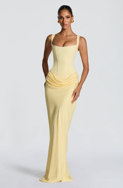 Robe Longue Robe - Jaune citron