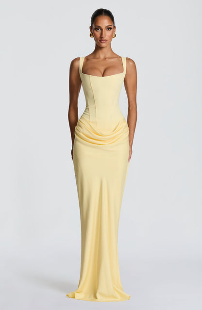 Robe Longue Robe - Jaune citron