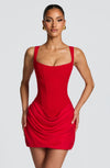 Robe Courte Cornelia - Rouge
