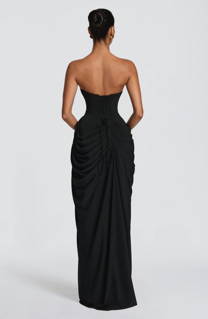 Robe Longue Cyra - Noir