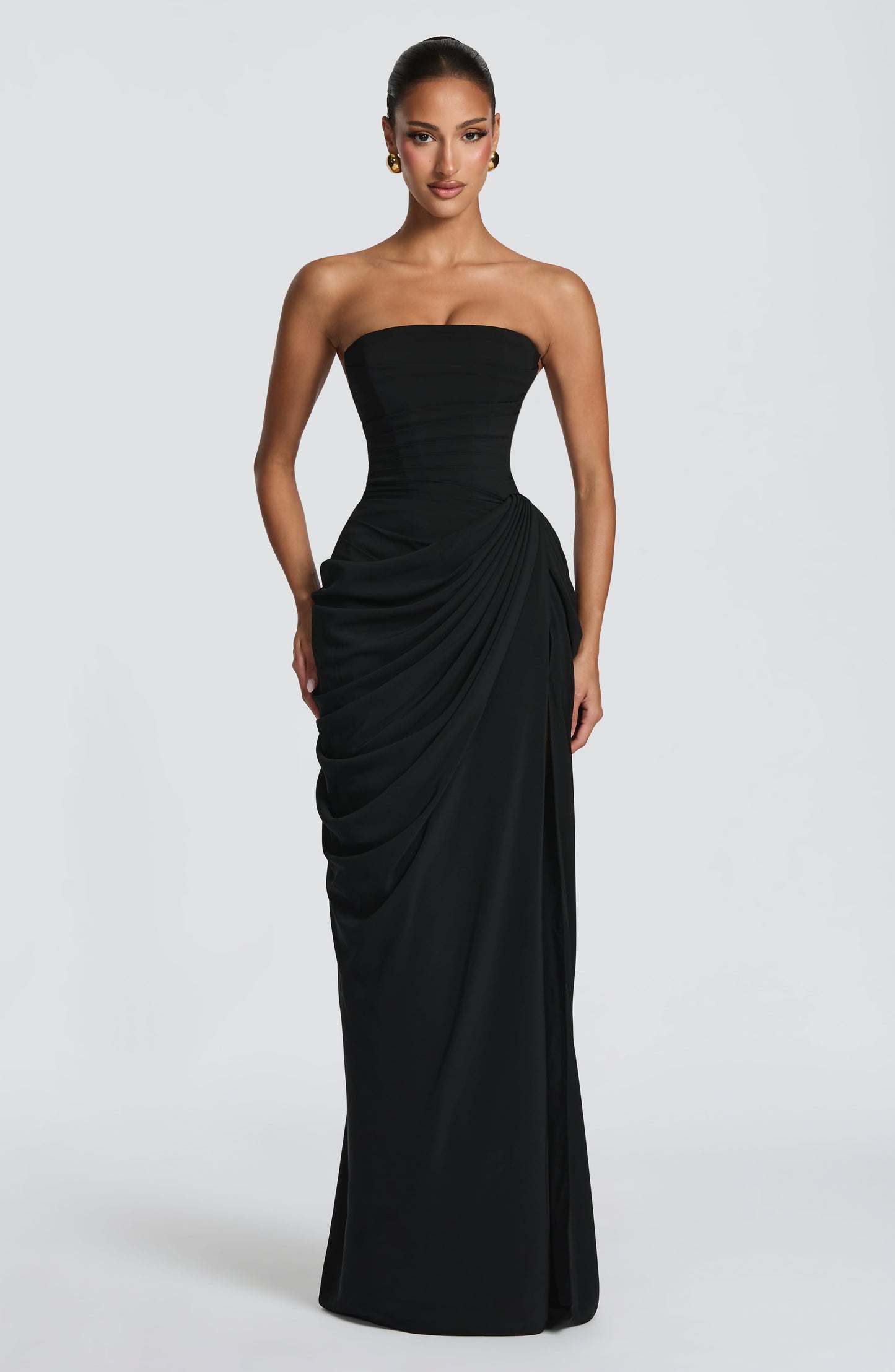 Robe Longue Cyra - Noir