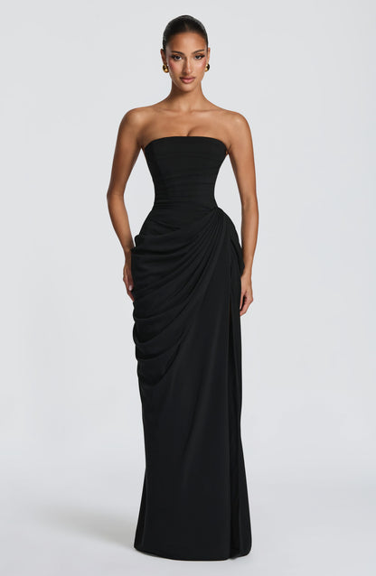 Robe Longue Cyra - Noir
