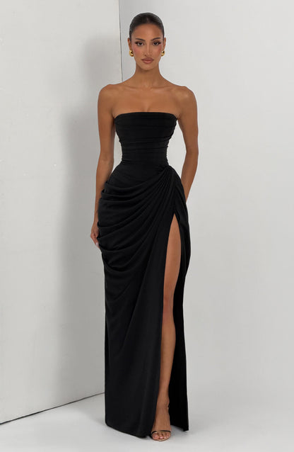 Robe Longue Cyra - Noir