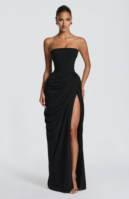 Robe Longue Cyra - Noir
