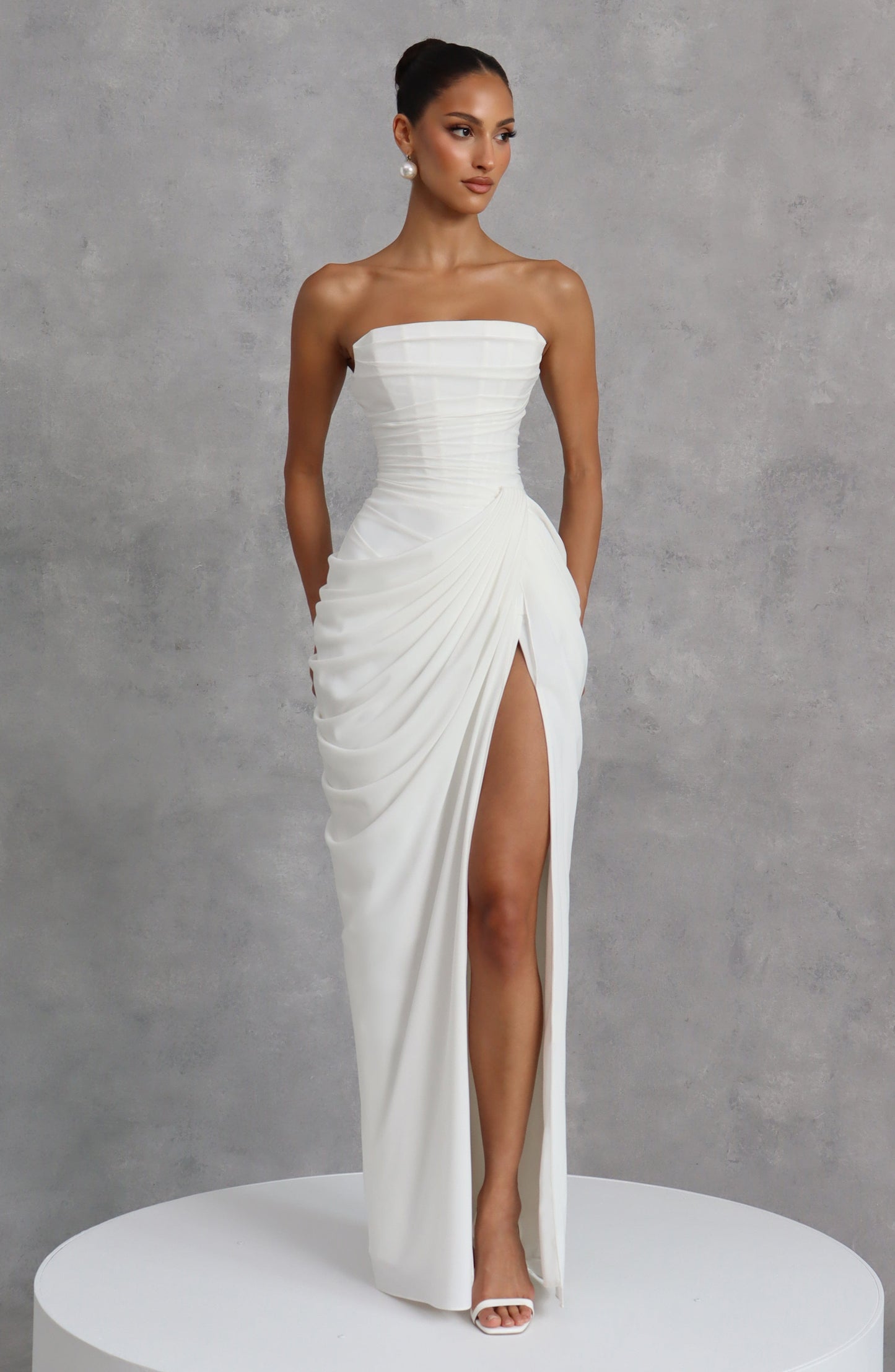 Robe Longue Cyra - Ivoire