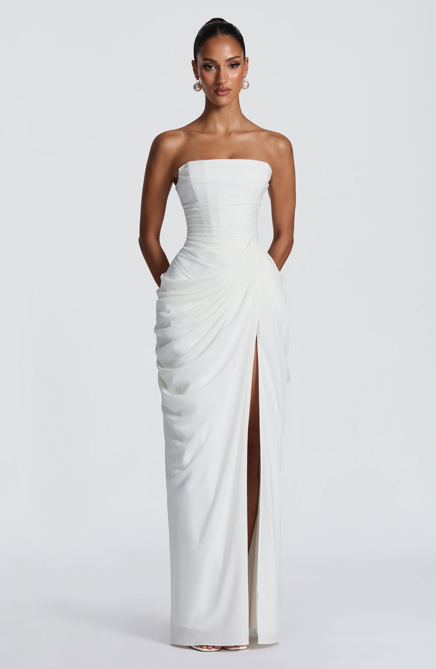 Robe Longue Cyra - Ivoire