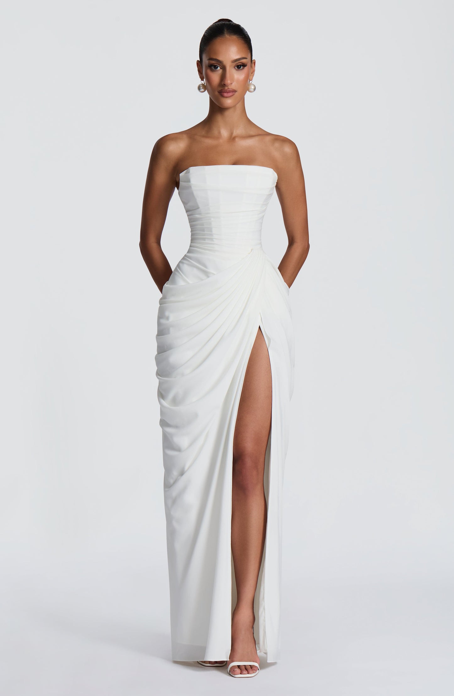 Robe Longue Cyra - Ivoire