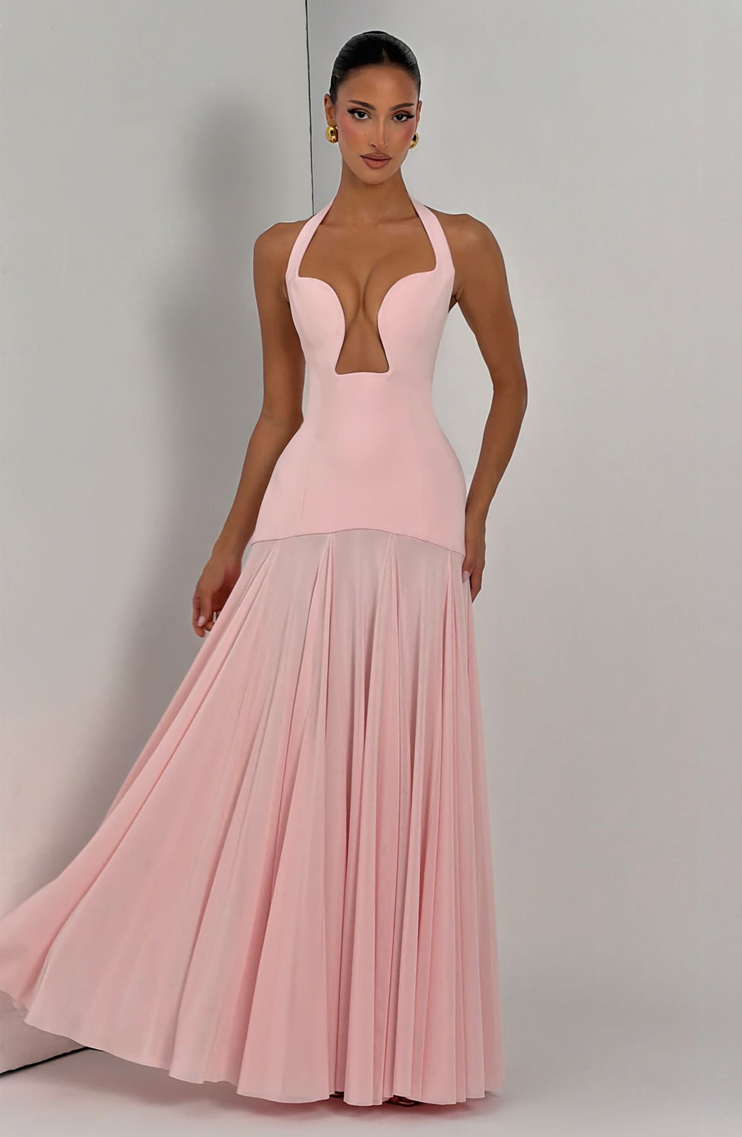 Robe Longue Cyrene - Blush
