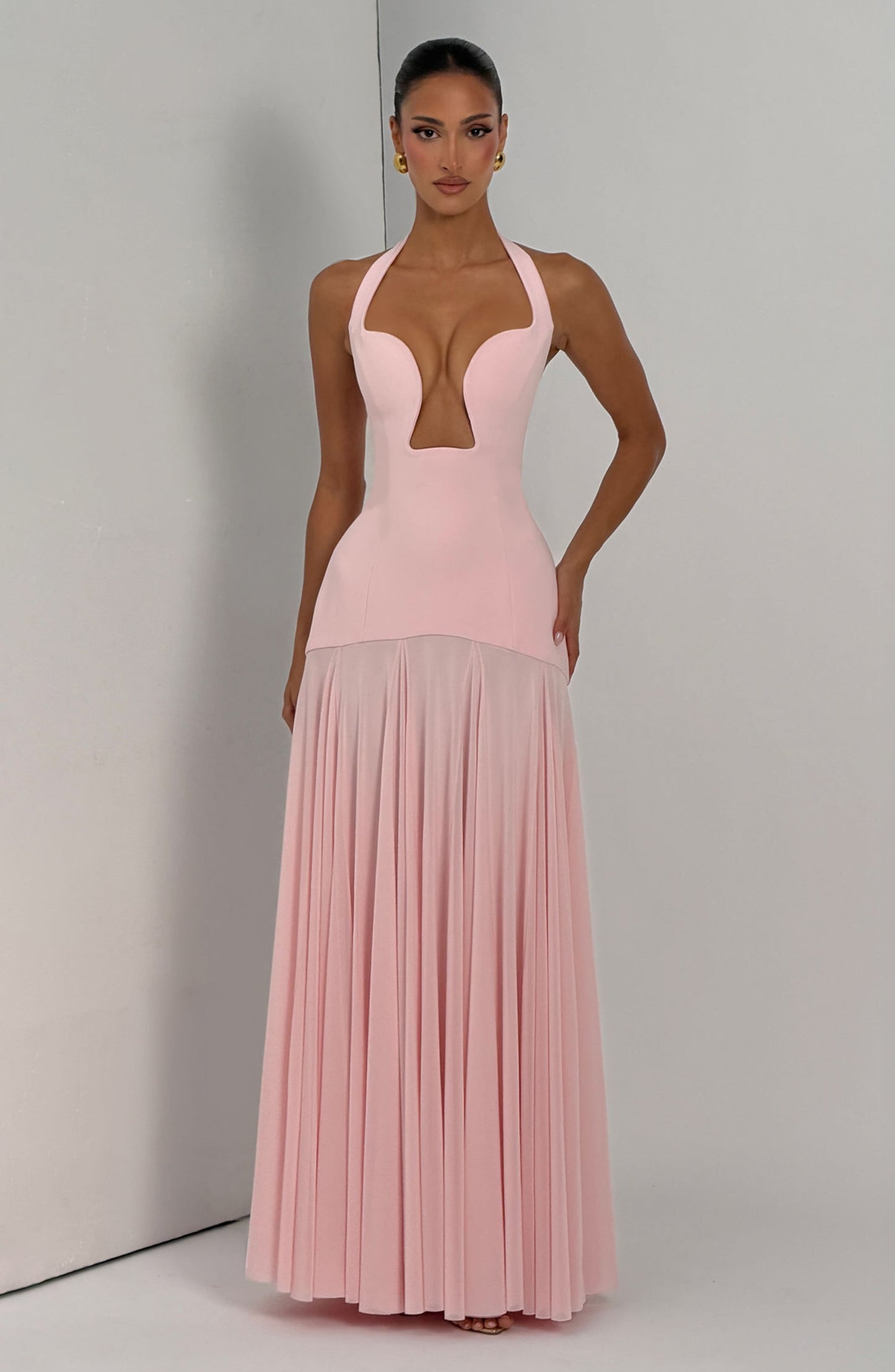 Robe Longue Cyrene - Blush