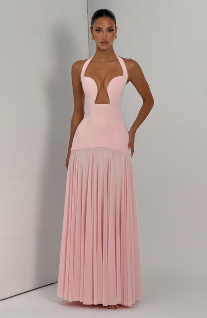 Robe Longue Cyrene - Blush