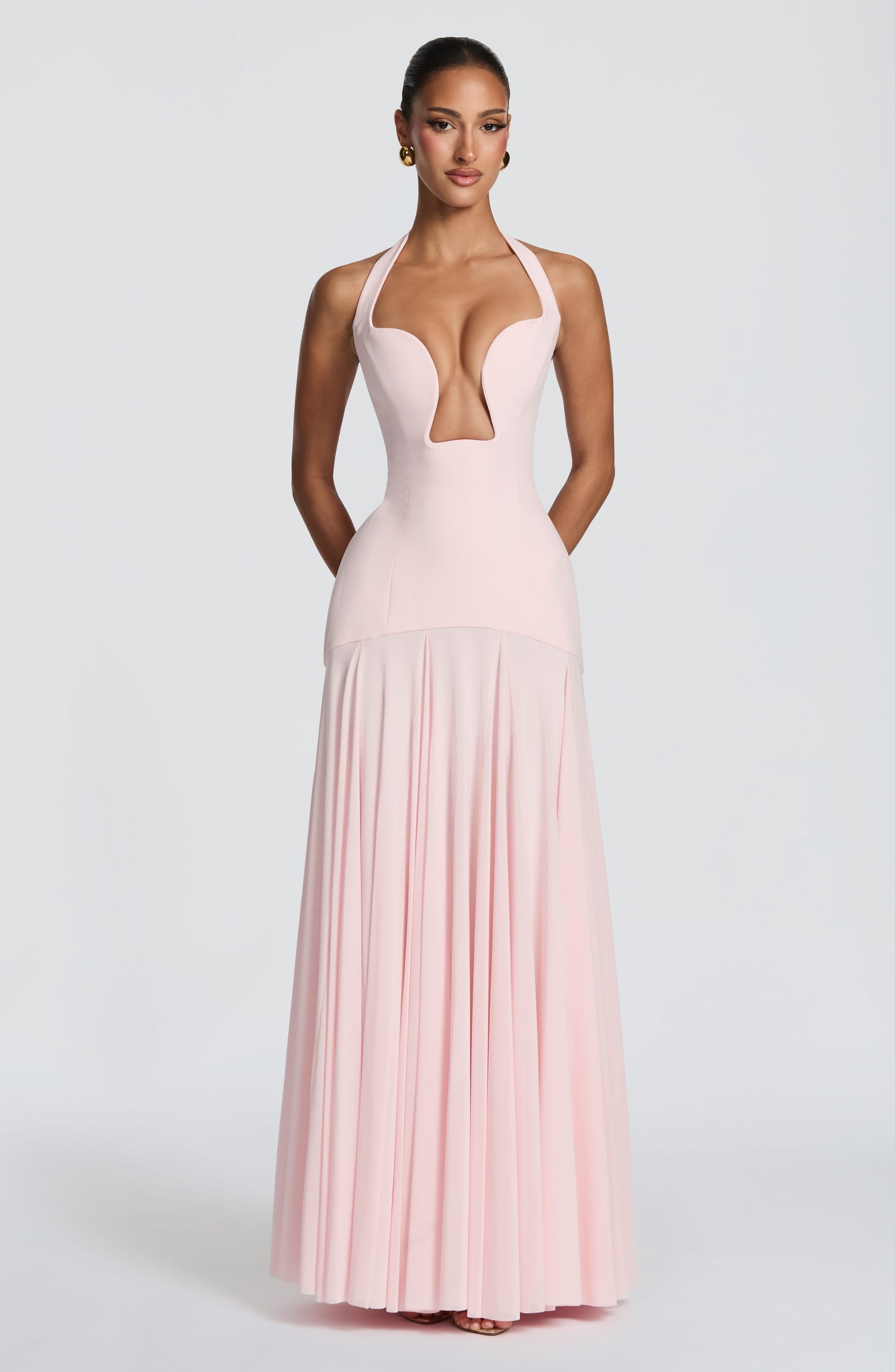 Robe Longue Cyrene - Blush