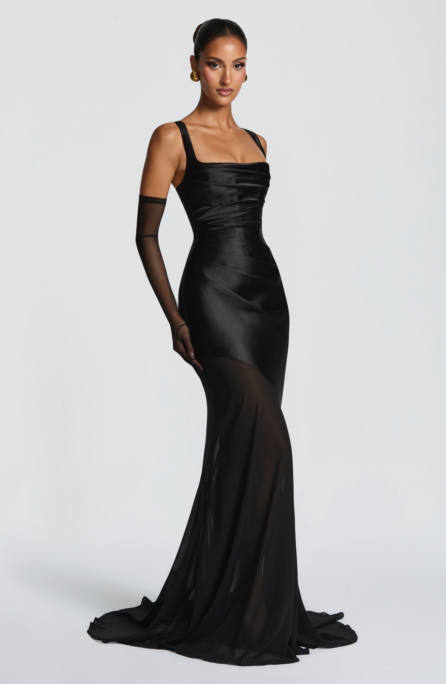 Robe Longue Longue - Noir