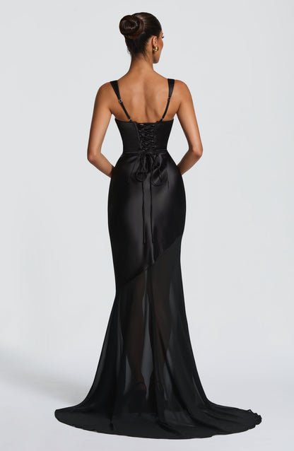 Robe Longue Longue - Noir