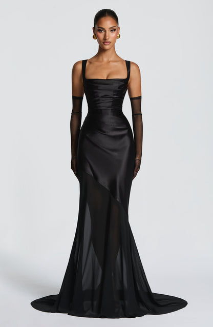 Robe Longue Longue - Noir