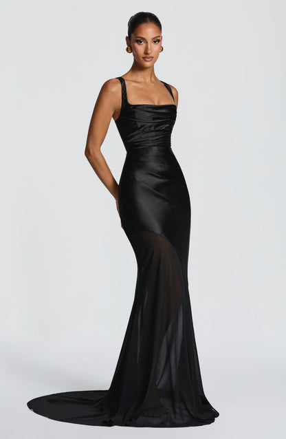 Robe Longue Longue - Noir