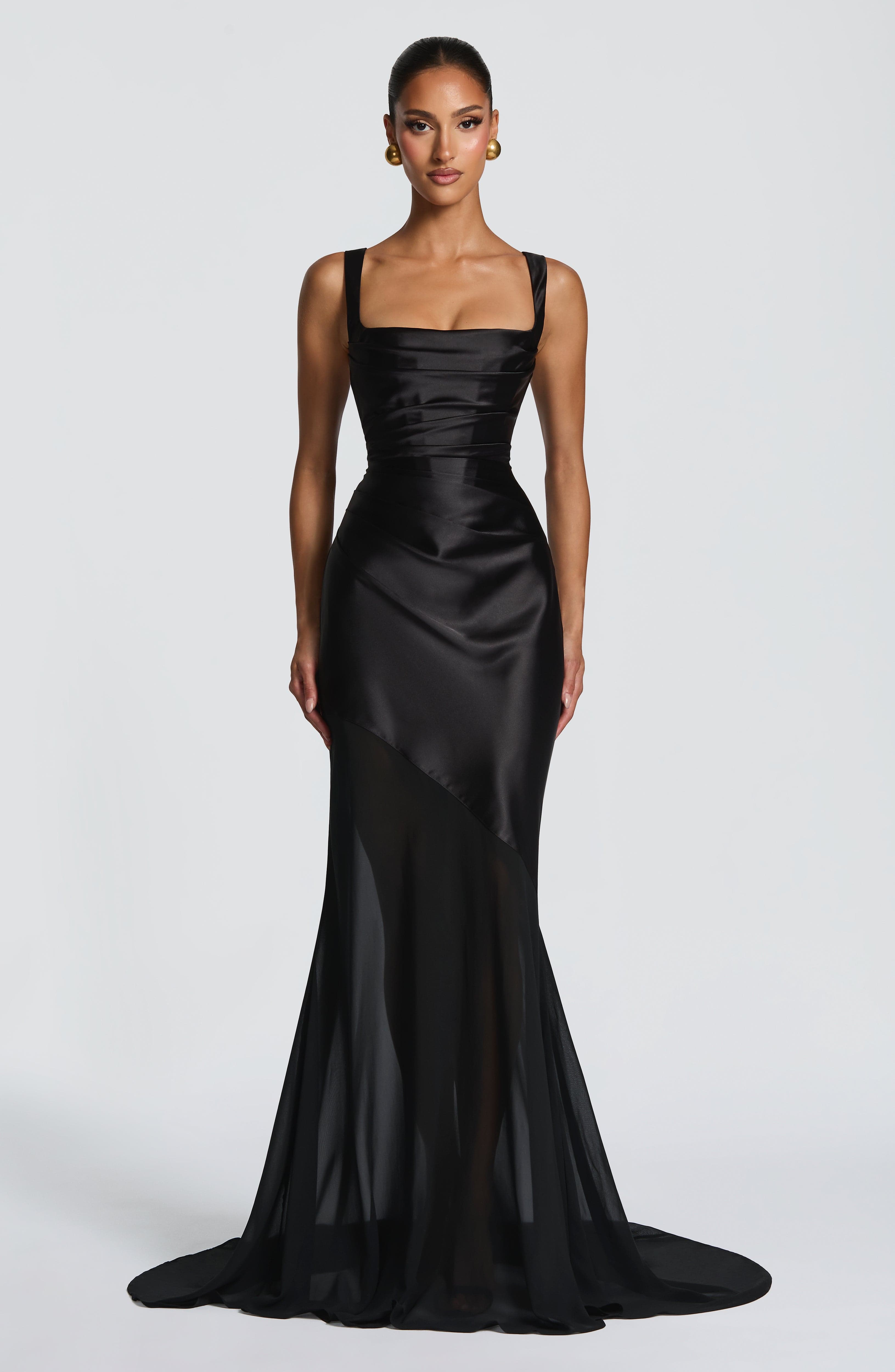 Robe Longue Longue - Noir