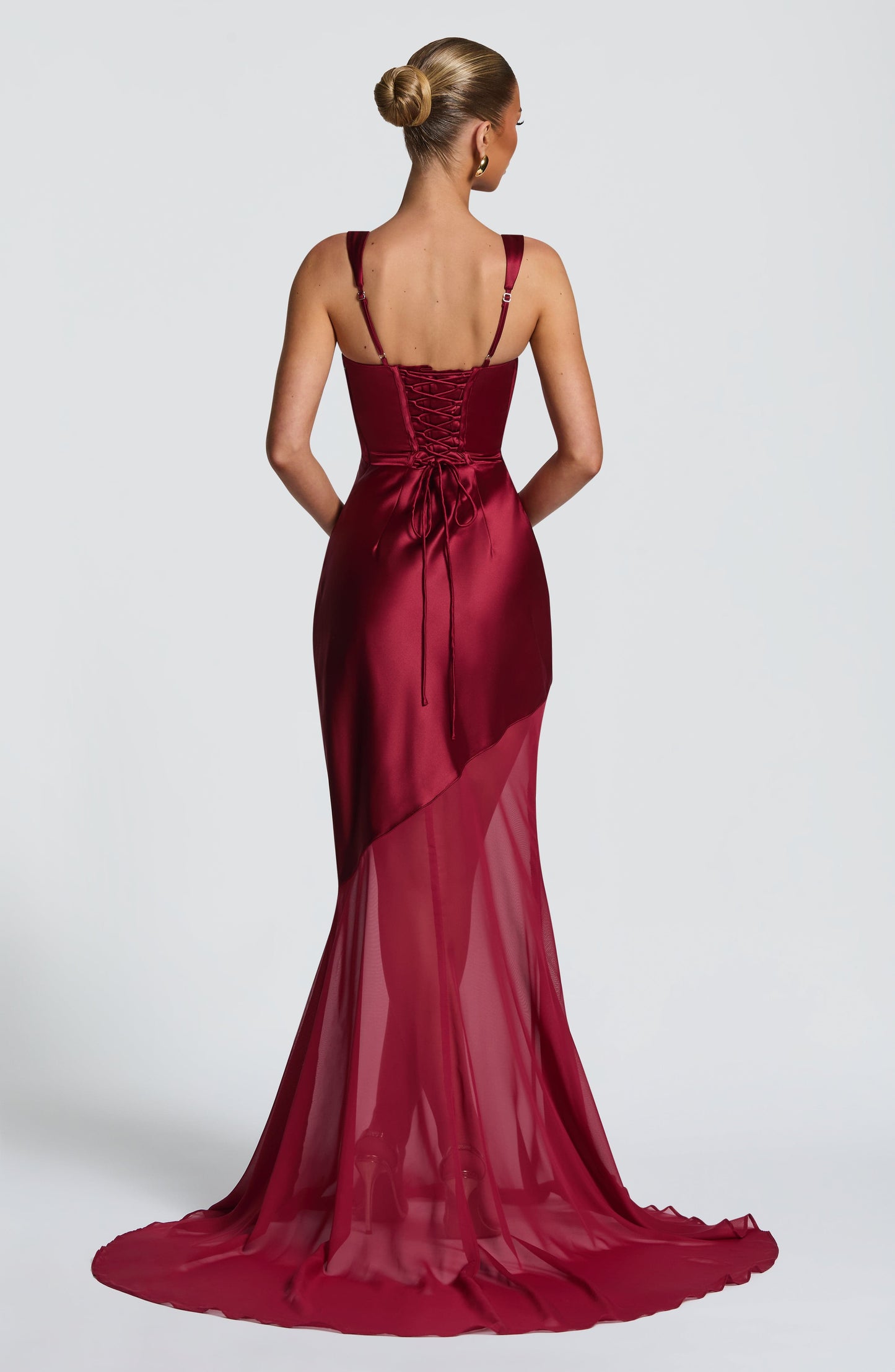 Robe Longue Eliza - Bourgogne