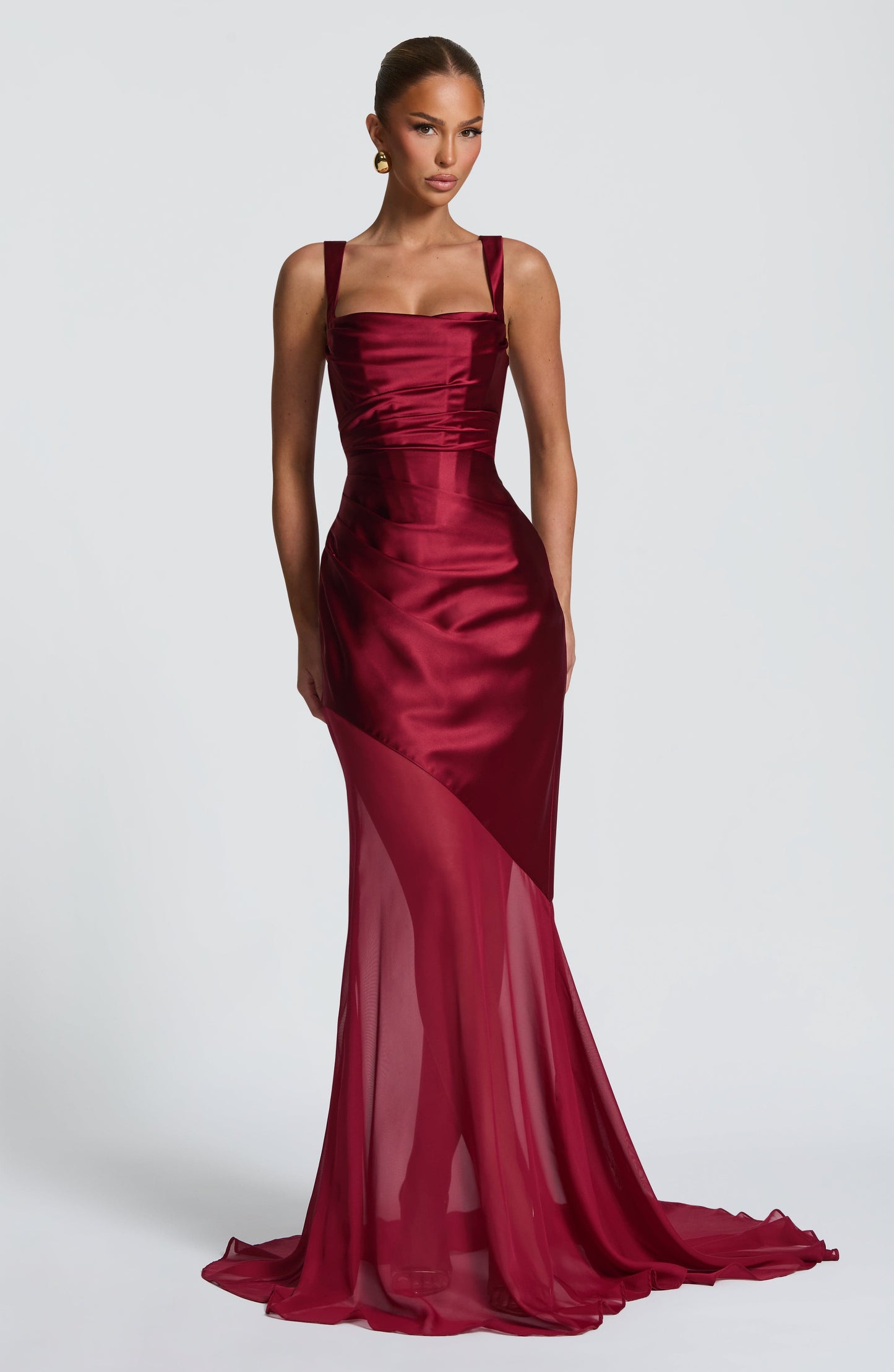 Robe Longue Eliza - Bourgogne