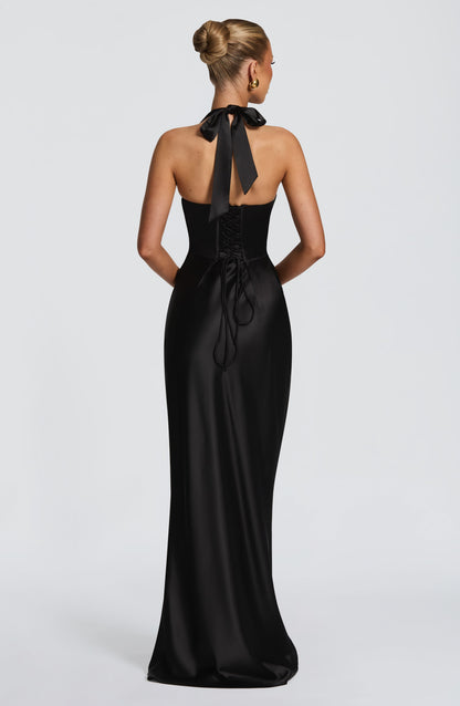 Robe Longue Elowen - Noir
