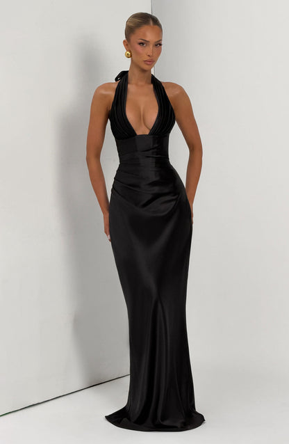 Robe Longue Elowen - Noir