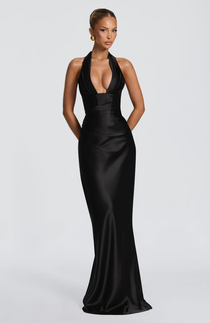 Robe Longue Elowen - Noir