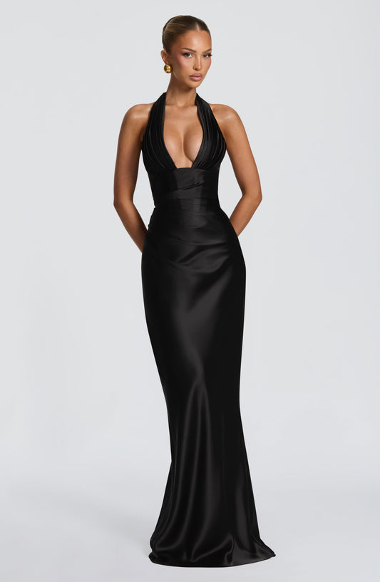 Robe Longue Elowen - Noir