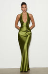 Robe Longue Elowen - Vert olive