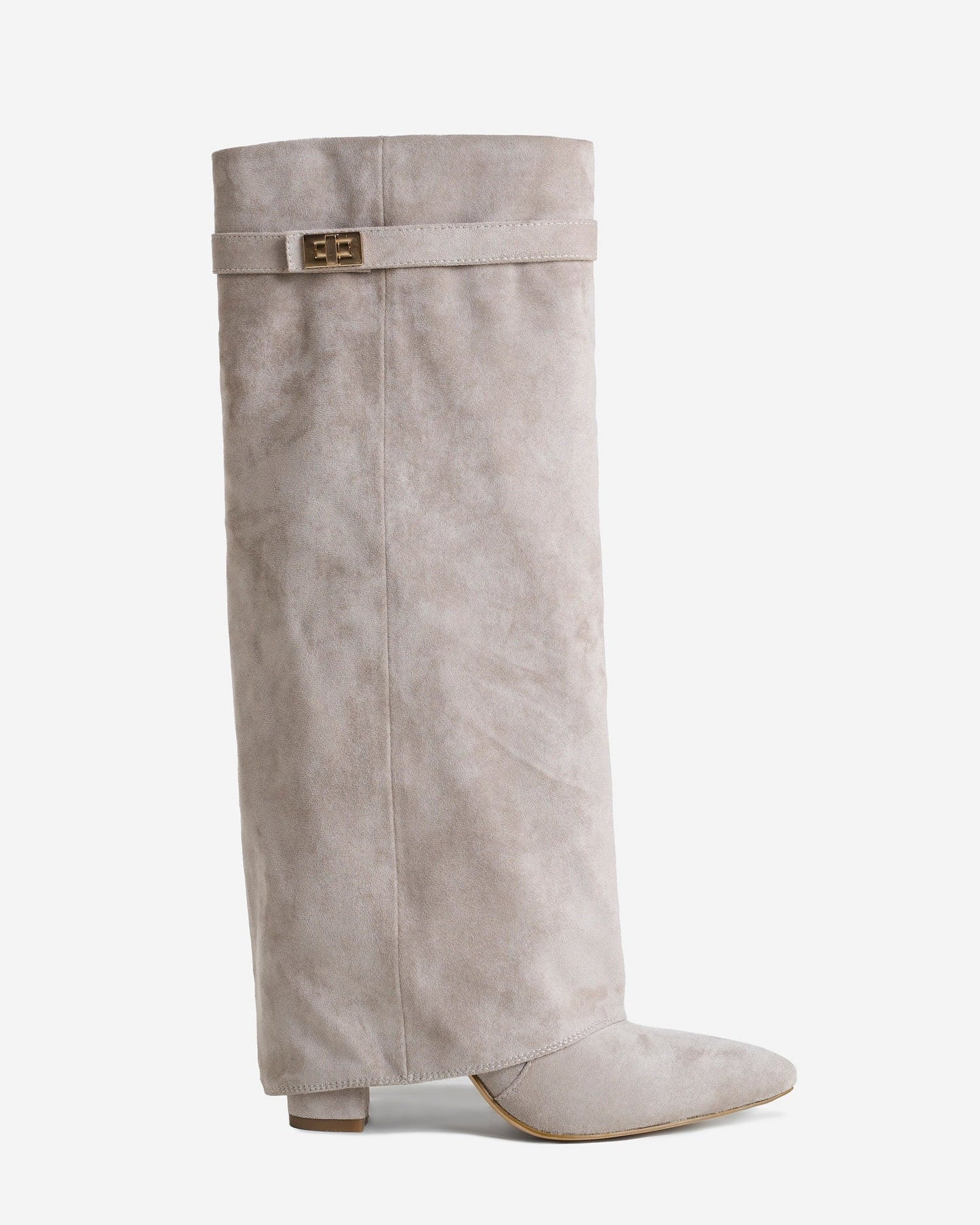 Robe Bottes En Daim Lavista Hauteur Genou - Taupe