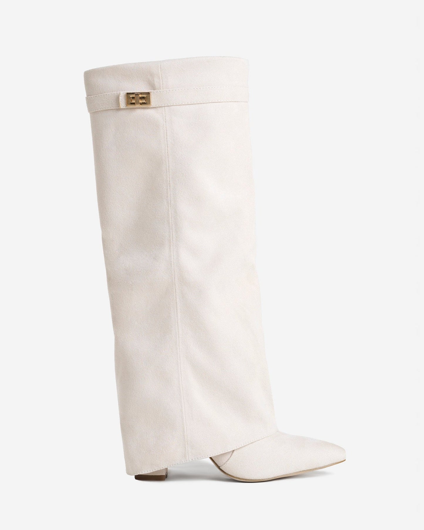 Robe Bottes Hautes En Daim Lavista - Crème