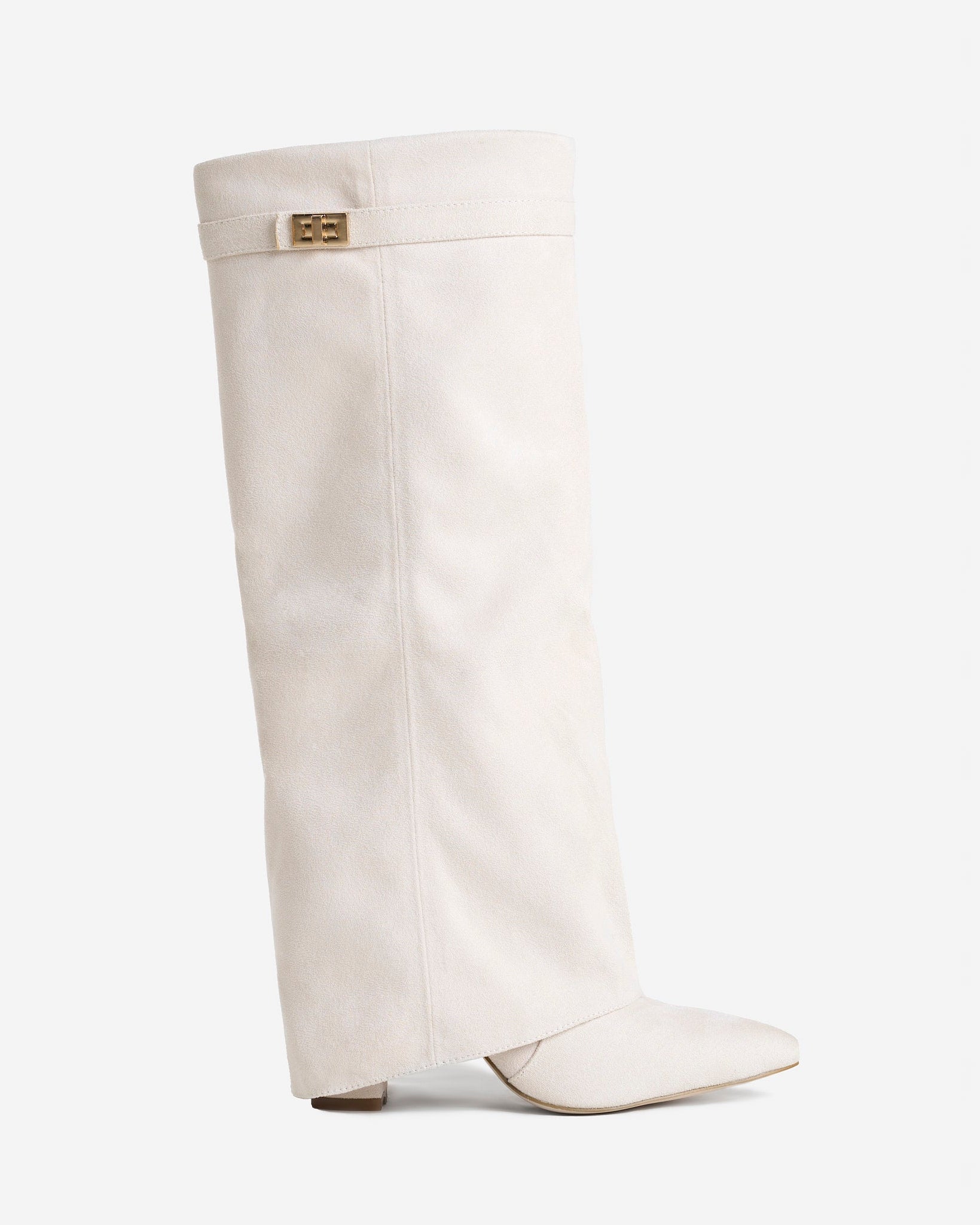 Robe Bottes Hautes En Daim Lavista - Crème