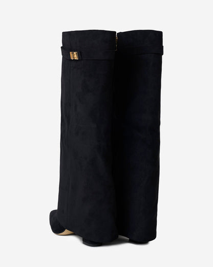 Robe Bottes en daim lavista hauteur genou - noir