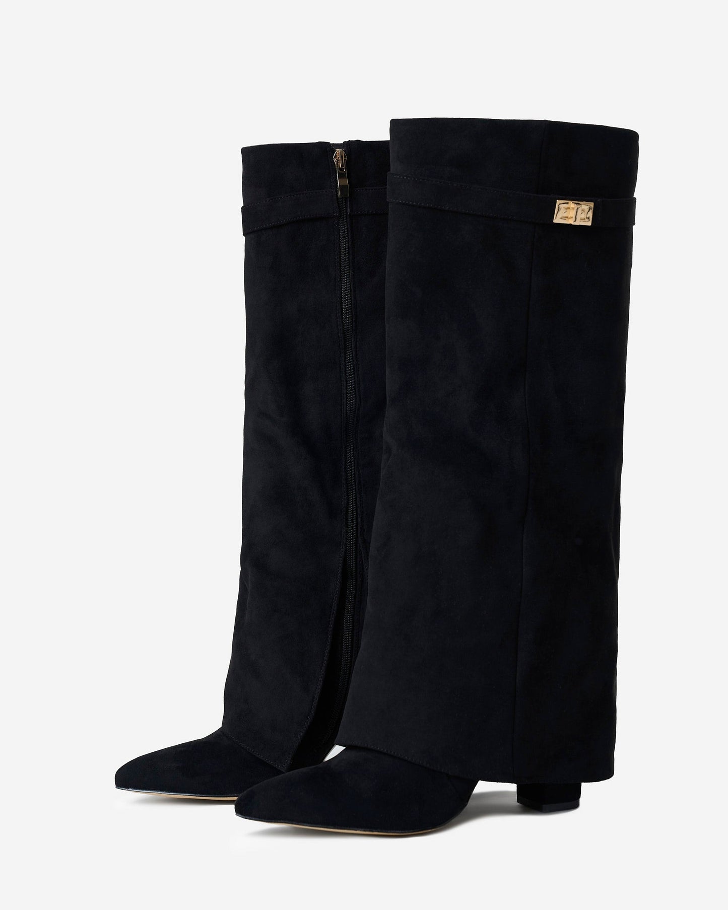 Robe Bottes en daim lavista hauteur genou - noir