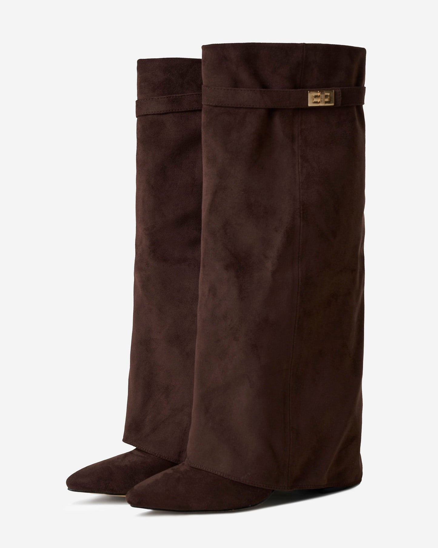 Robe Bottes en daim lavista hauteur genou - marron