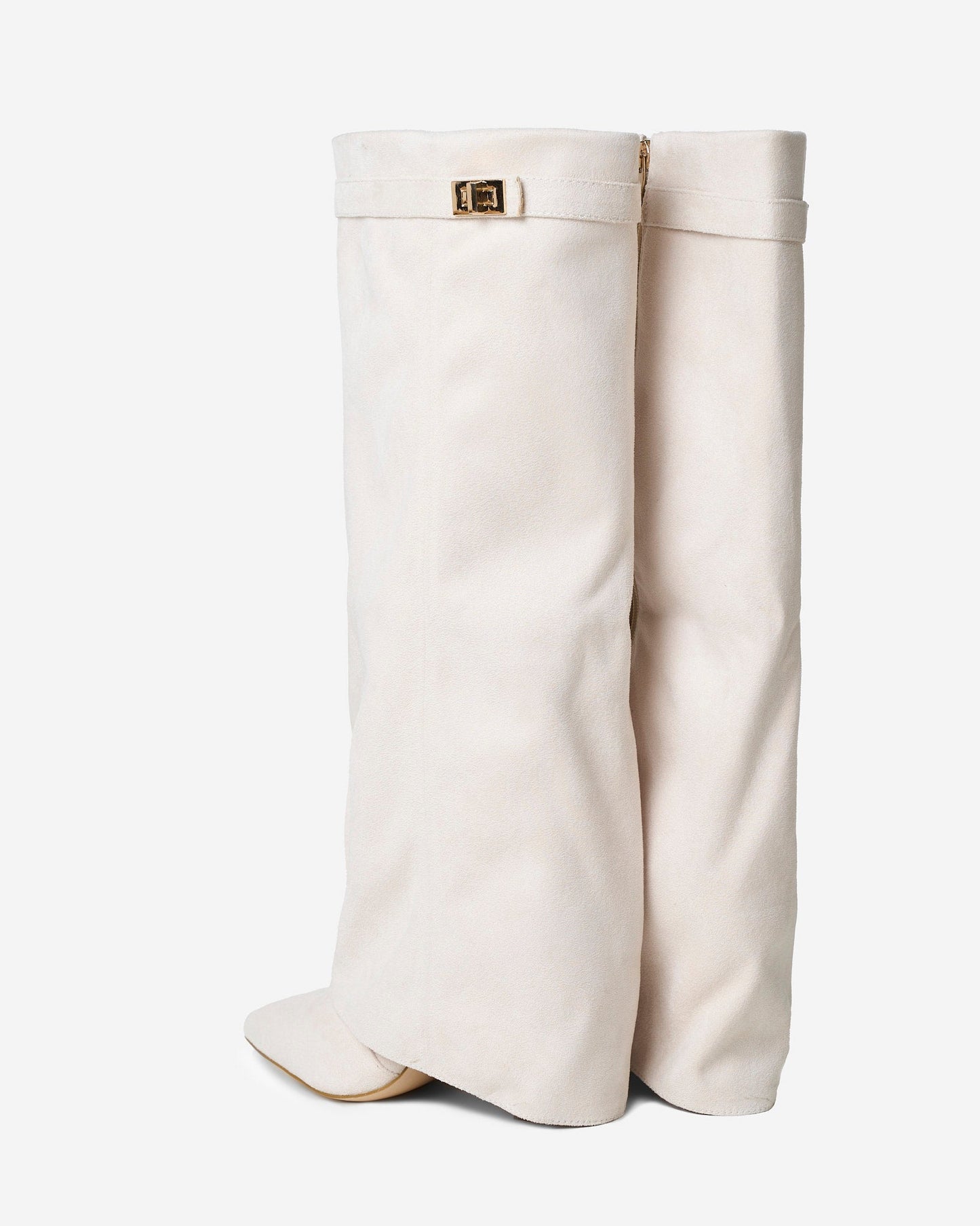 Robe Bottes Hautes En Daim Lavista - Crème