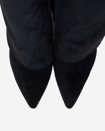Robe Bottes en daim lavista hauteur genou - noir