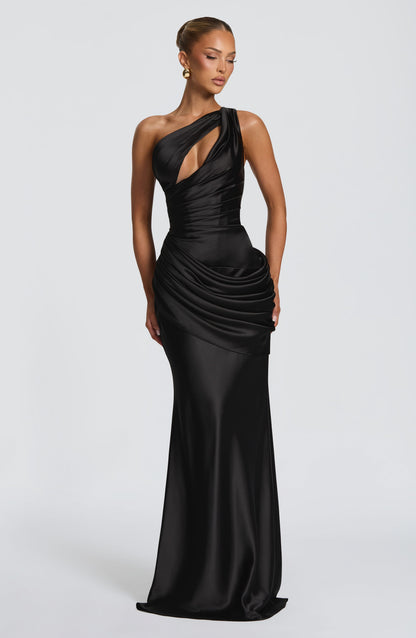Robe Longue Emina - Noir