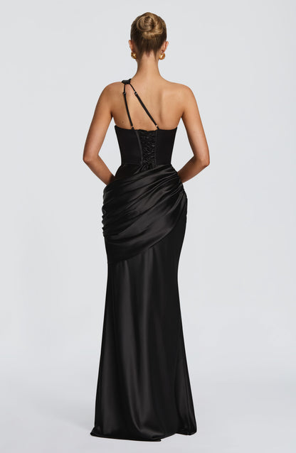 Robe Longue Emina - Noir