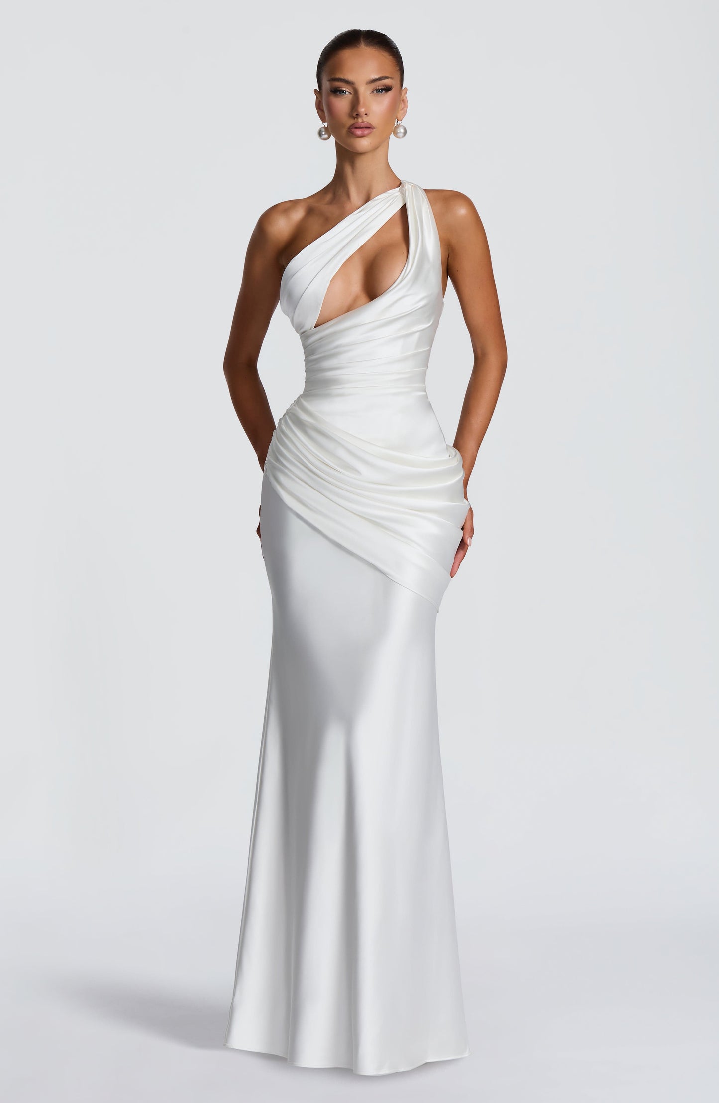 Robe Longue Emina - Ivoire