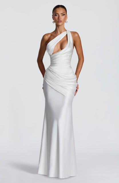Robe Longue Emina - Ivoire