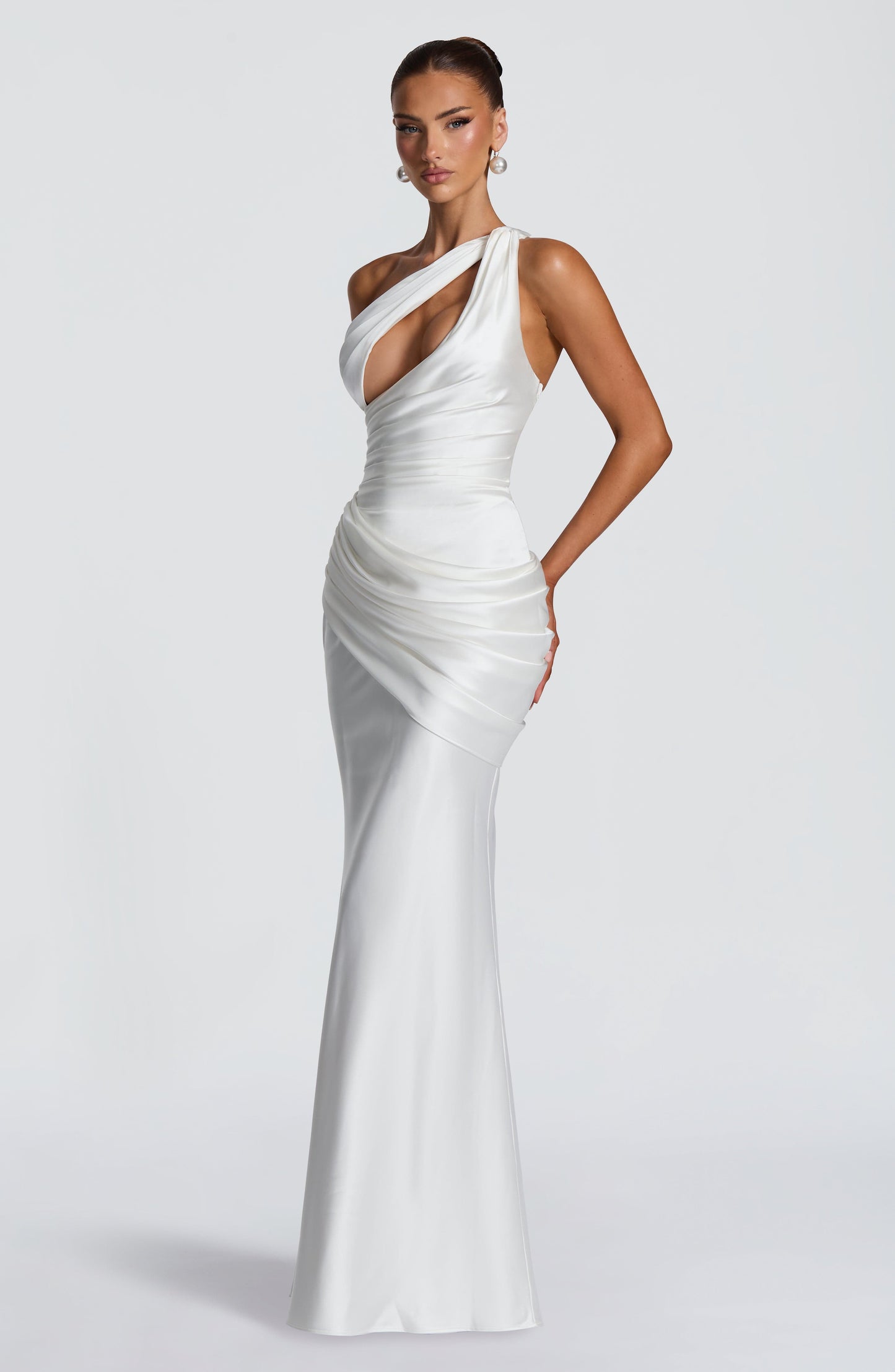 Robe Longue Emina - Ivoire
