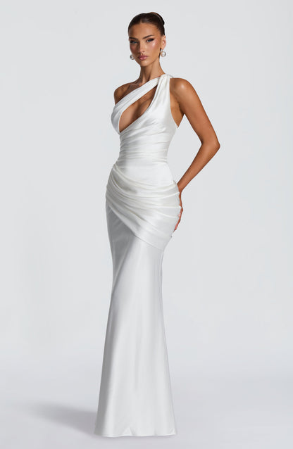 Robe Longue Emina - Ivoire