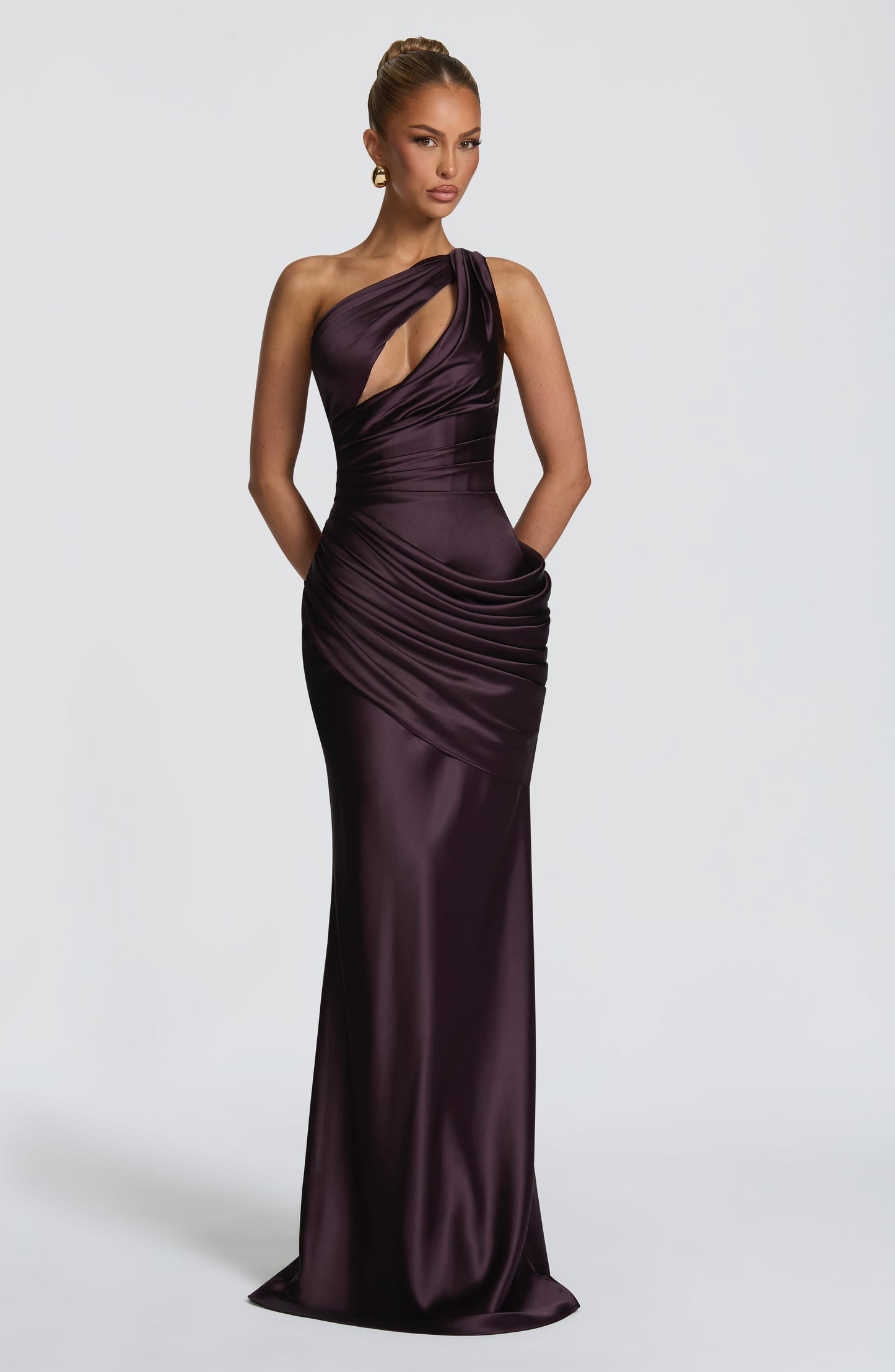 Robe Longue Emina - Prune